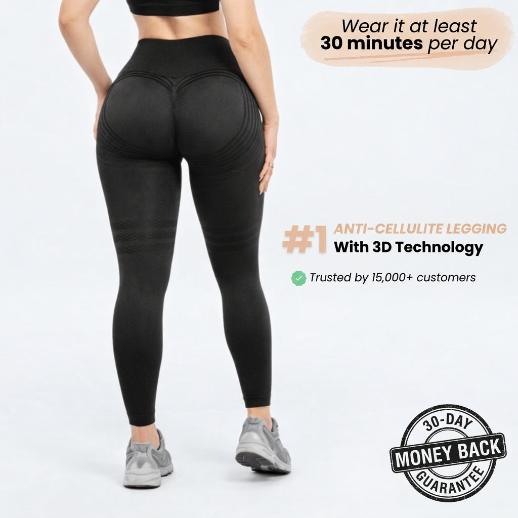 Sleeka 3D Sculpt Leggings™ — Anti-Cellulite